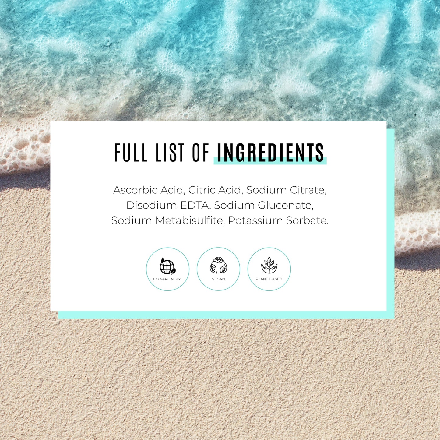 Gray Malibu C Swim Spritz Crystals - Freshly Activated Vitamin C Hair and Skin Spray for Post-Swim Chlorine Removal - 100% Vegan and Cruelty-Free (12 Packets)