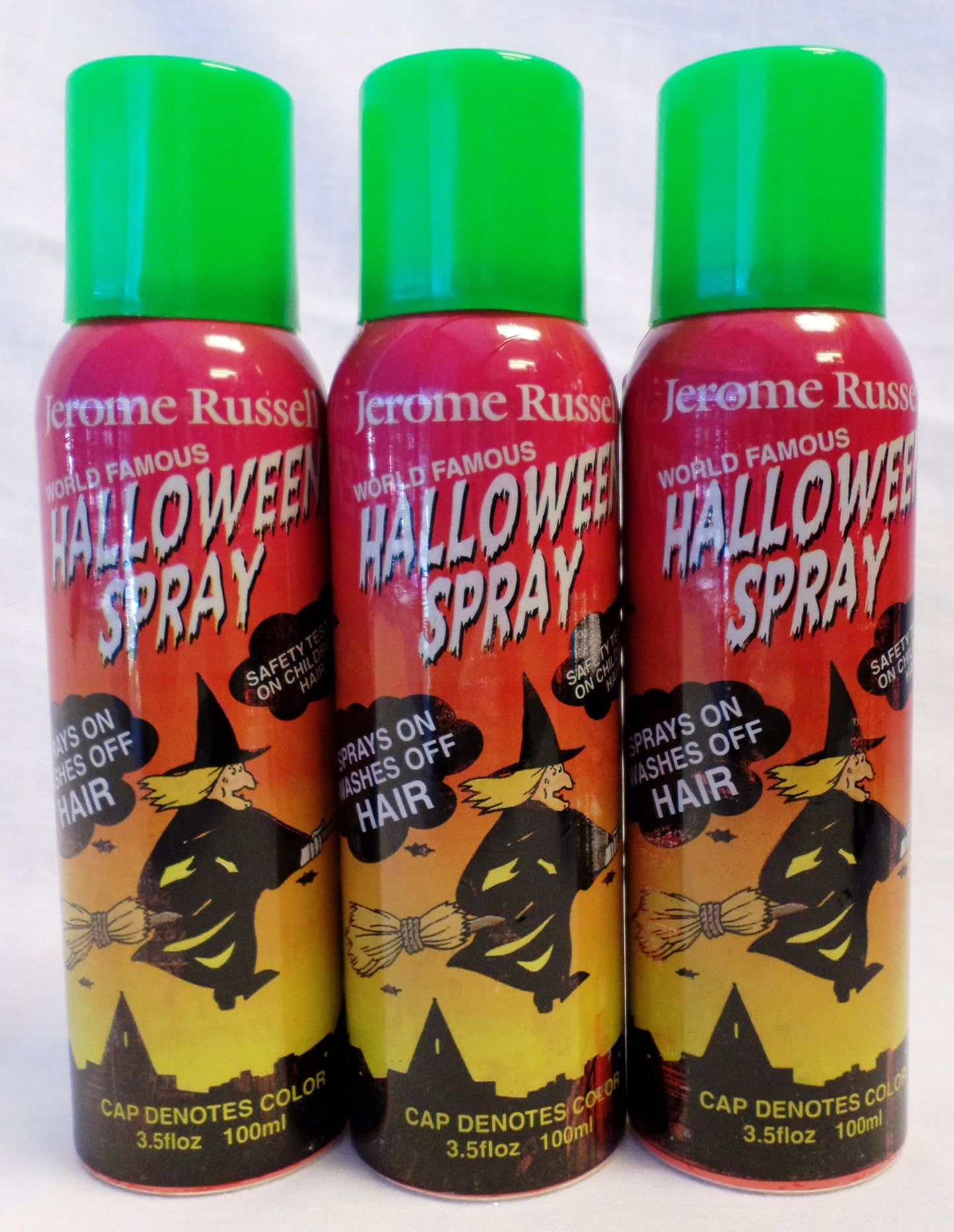 Jerome Russell Temporary Spray, Green - 3.5oz (Pack of 3)