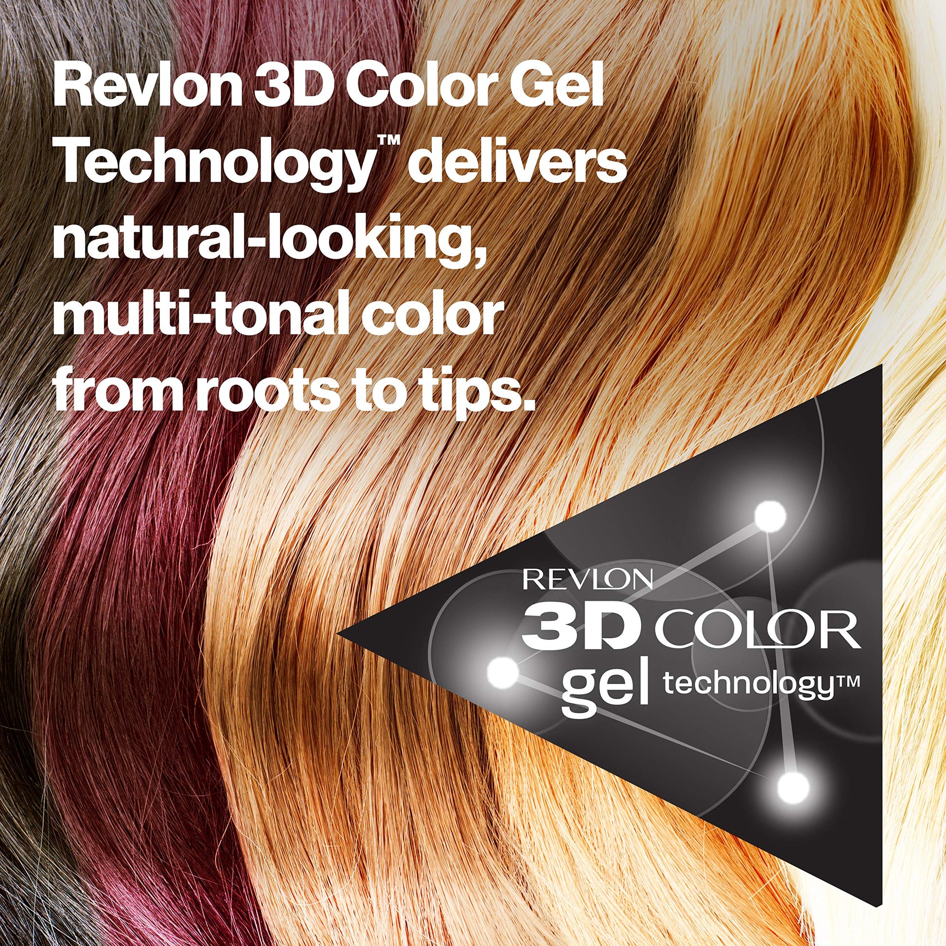 Peach Puff Revlon Permanent Hair Color, Permanent Hair Dye, Colorsilk with 100% Gray Coverage, Ammonia-Free, Keratin and Amino Acids, 45 Bright Auburn, 4.4 Oz (Pack of 3)