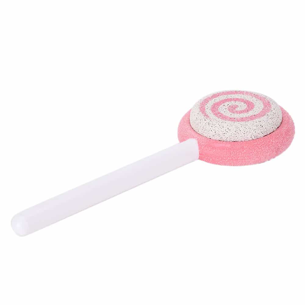 White Smoke Silkline Lolly Foot File & Pumice Stone Pink FLOLLYPKC 01394