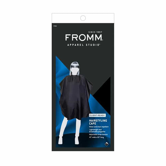 FROMM Hairstyling Cape Black 45" x 60" F7054 / 12718