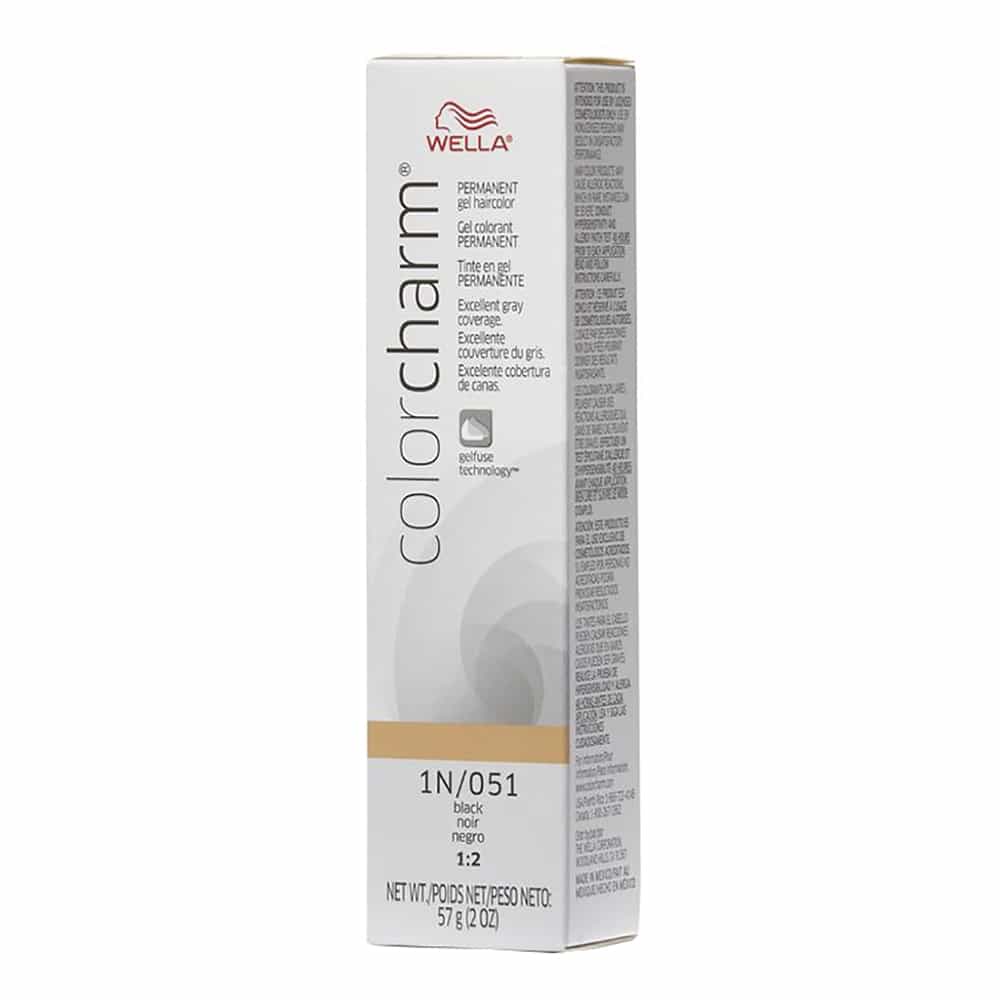 Light Gray Wella C.C. Gel Hair Color 1N/051 Black 2 oz 02919