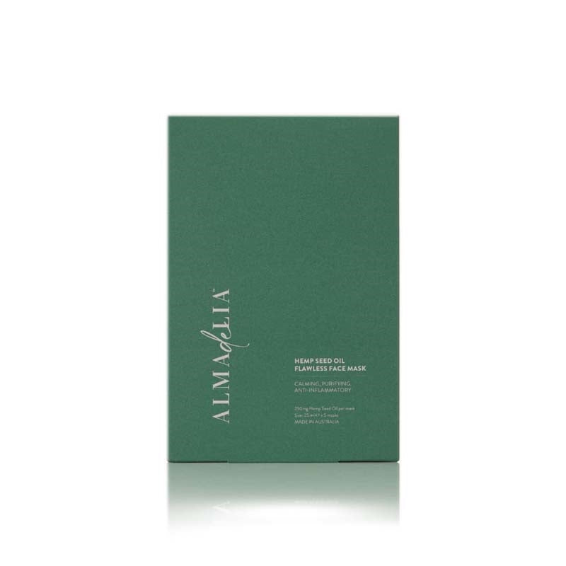 Dark Slate Gray ALMAdeLIA  Hemp Seed Oil Flawless Face Mask  5/pack