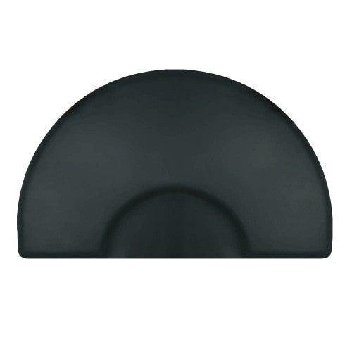 Dark Slate Gray Allure Extreme Comfort Half Circle Mat Black