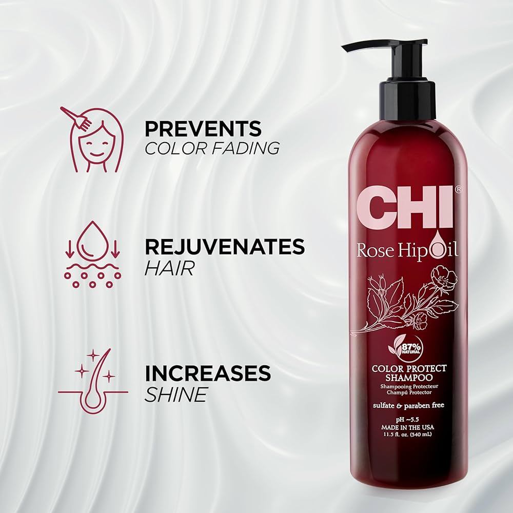 CHI Rose Hip Oil Protecting Shampoo