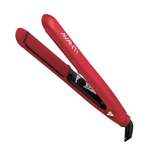 White Smoke Avanti  Flat Iron Titanium Ceramic  Red Mini