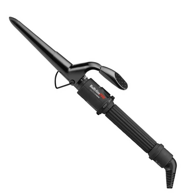 White Smoke BaBylissPRO  Ceramic Curling Iron  1in