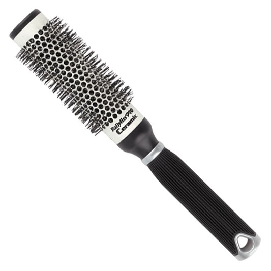 White Smoke BaBylissPRO  Ceramic Thermal Brush  Medium 33mm