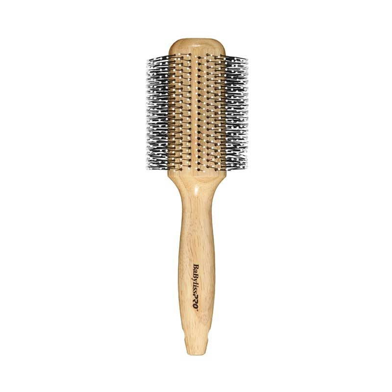 White Smoke BaBylissPRO  Wood Blow Dry Brush  45mm