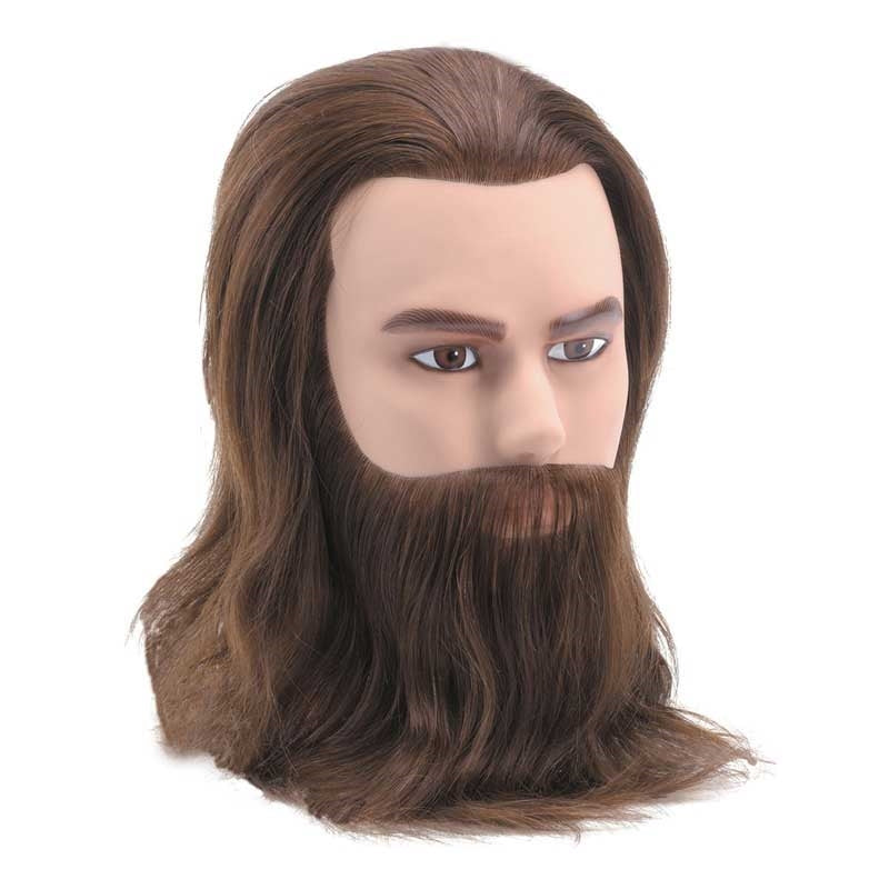 White Smoke BaBylissPRO  Deluxe Male Mannequin 68 inch with Beard