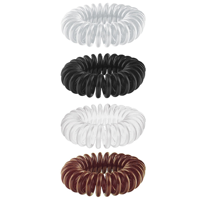 White Smoke BaBylissPRO  Traceless Hair Ring  Black  Single