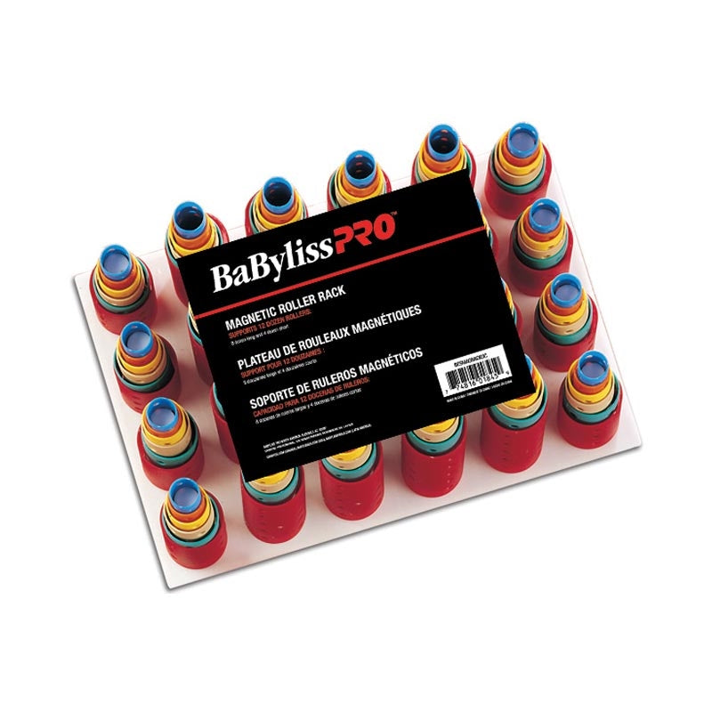 White Smoke BaBylissPRO  Magnetic Roller Rack