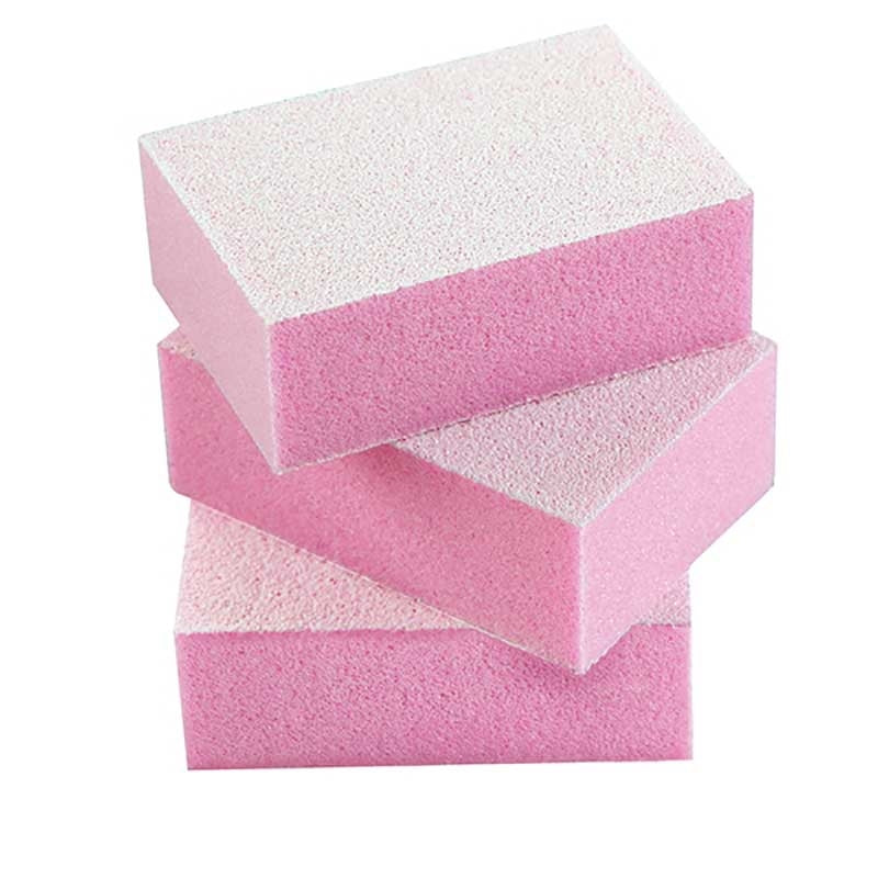 White Smoke Silkline  Mini Buffing Blocks  Pink  Bag of 50