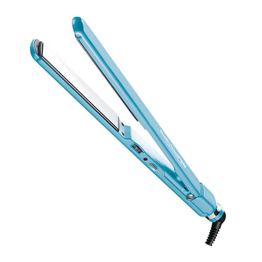 White Smoke BaBylissPRO  Titanium & Ceramic Extra Long Flat Iron  1in