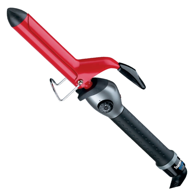 White Smoke BaBylissPRO  Tourmaline Spring Curling Iron  1in