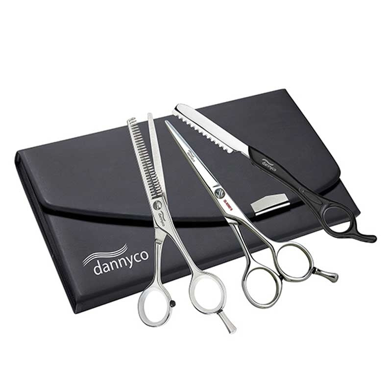White Smoke Dannyco  Classic Set  5 in Scis/ 5.5 Thin / Razor  Japanese