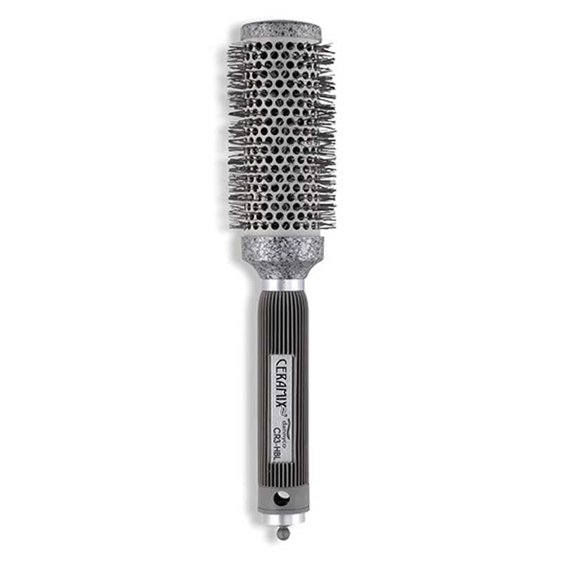 White Smoke Dannyco  Ionic Ceramic Circular Vented Brush  Medium