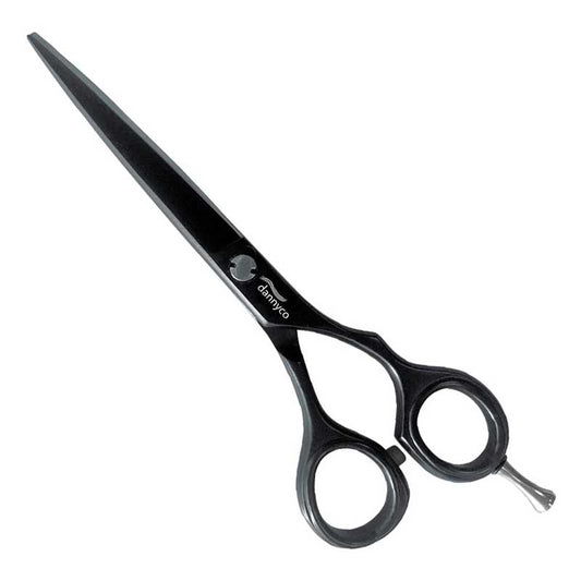 White Smoke Dannyco  Nero Matte Black Offset Scissor  5.5in