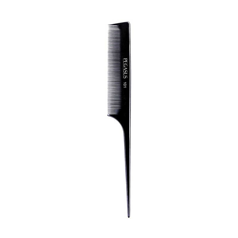White Smoke Pegasus  Pin Tail Comb  8in