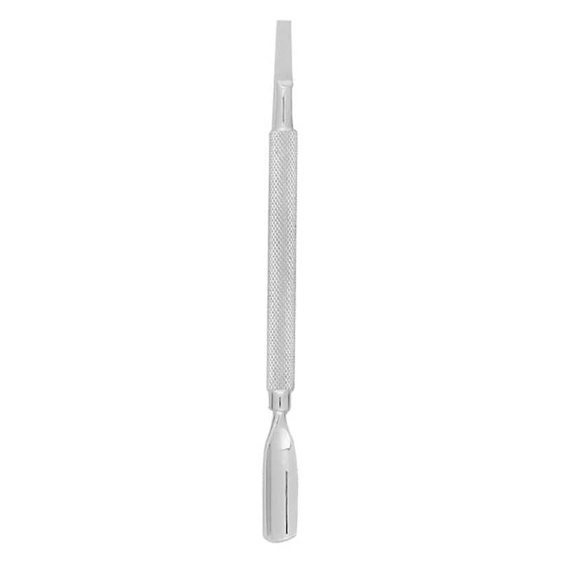 Gray Silkline  S/S Cuticle Pusher / Remover  Curved End