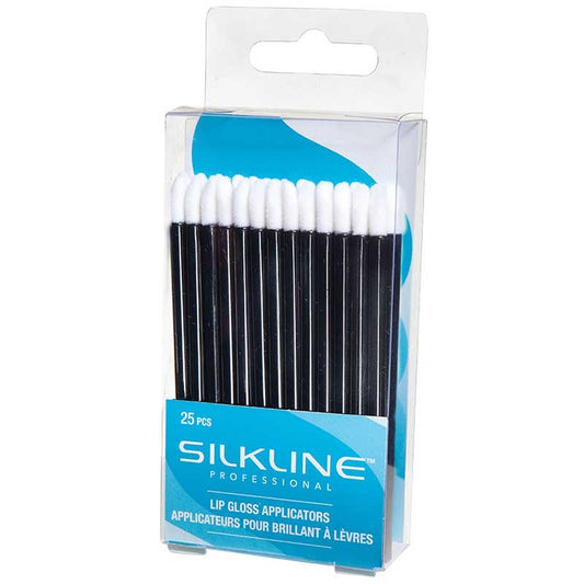 White Smoke Silkline  Disposable Lip Gloss Applicators  25/pc