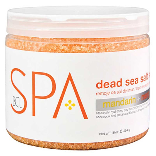 White Smoke BCL Spa  Mandarin Mango Salt Soak  16oz