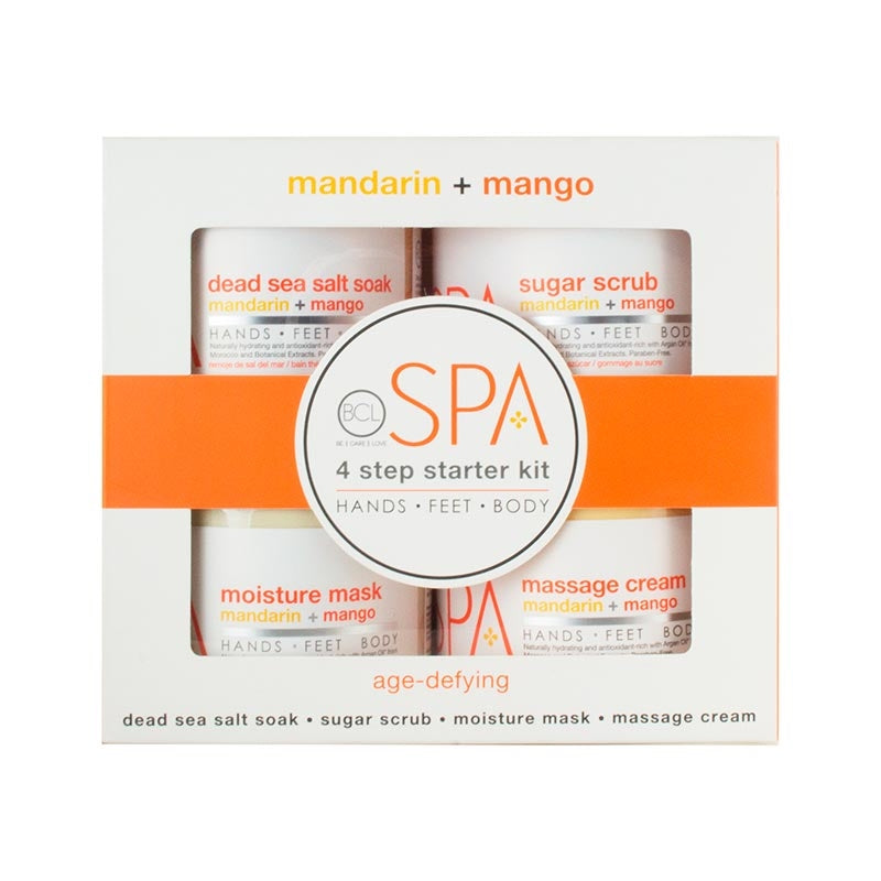 Lavender BCL Spa  Mandarin and Mango Starter Kit  16oz