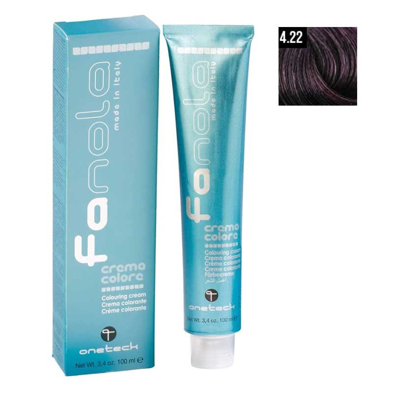 White Smoke Fanola  4.22 Intense Violet Chestnut  100ml