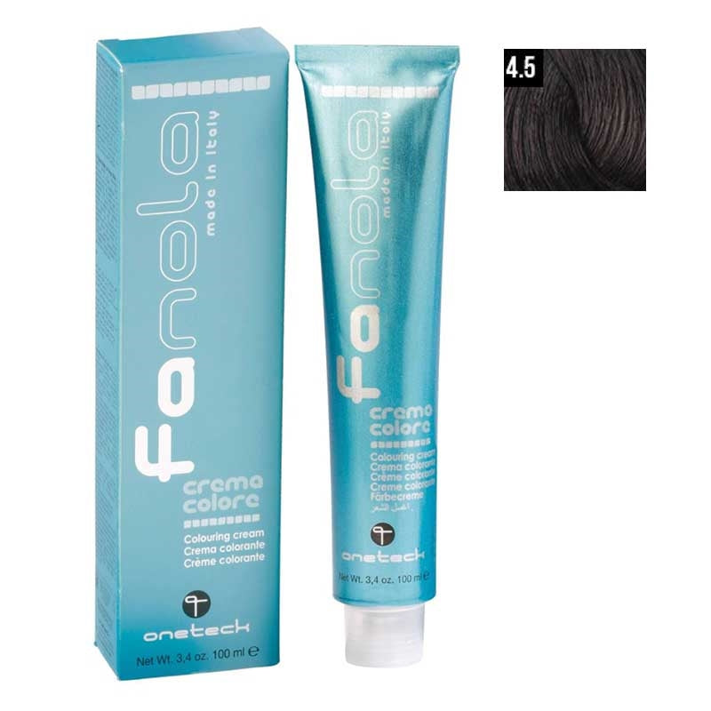 White Smoke Fanola  4.5 Mahogany Medium Chestnut  100ml