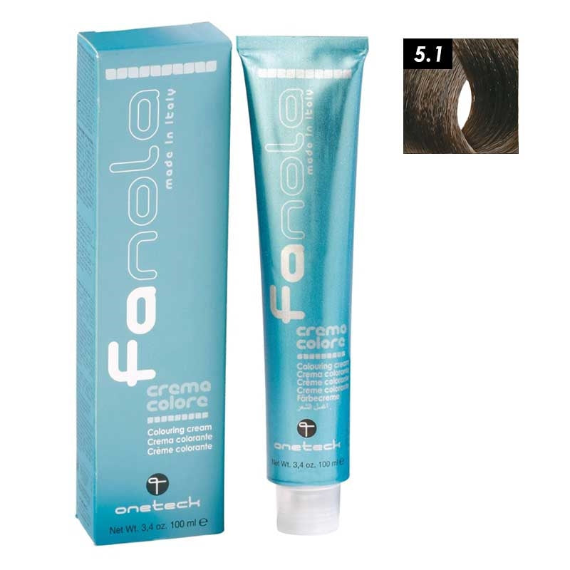 White Smoke Fanola  5.1 Light Chestnut Ash  100ml