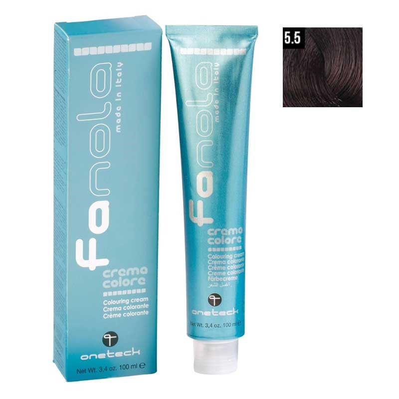 White Smoke Fanola  5.5 Mahogany Light Chestnut  100ml