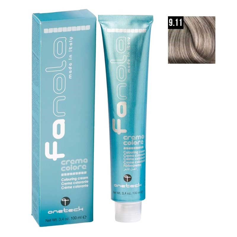 White Smoke Fanola  9.11 Very Light Blonde Intense Ash  100ml