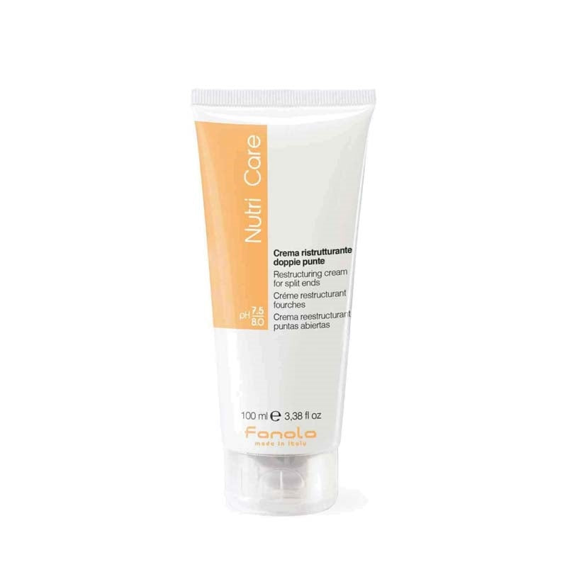 White Smoke Fanola  Nutri Care Restructuring Cream for Split Ends  100ml