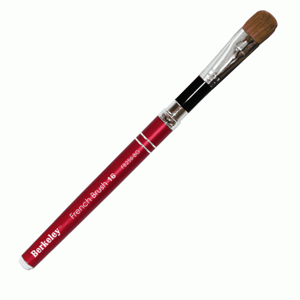 White Smoke Berkeley French Brush 16 - Burgundy FB25416BG