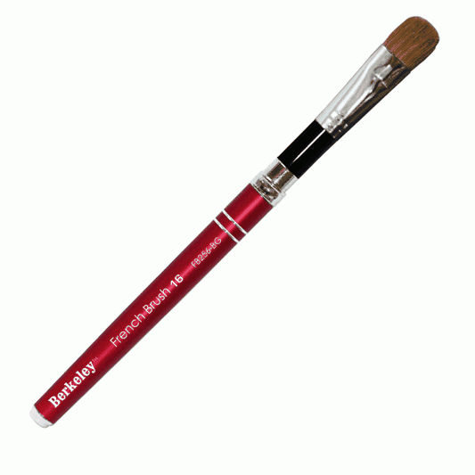 White Smoke Berkeley French Brush 16 - Burgundy FB25416BG