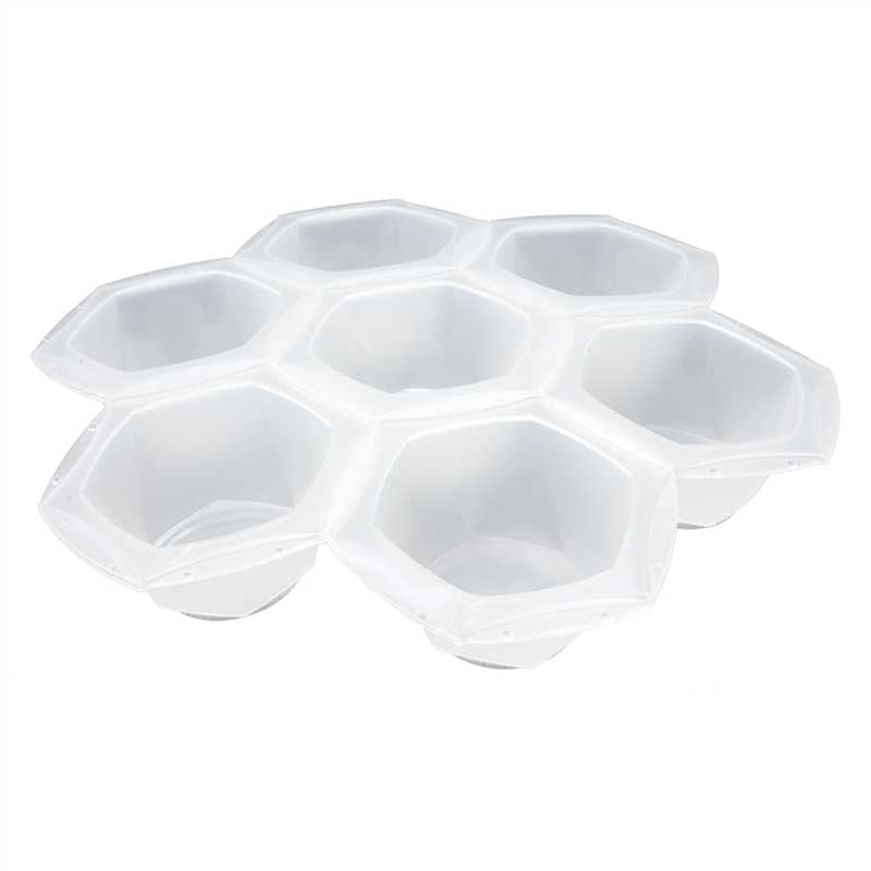 White Smoke Framar  (91024) Connect & Color Bowls  Clear