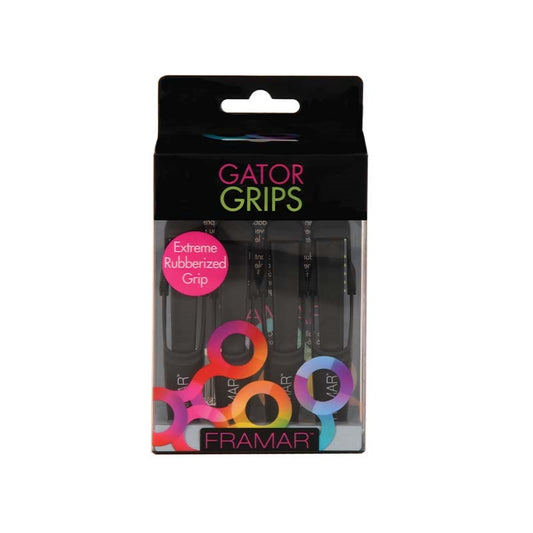 Framar  (91002) Black Gator Grips  4/pk