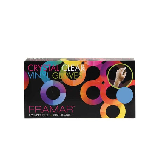 Framar  (90003) Disposable Vinyl Gloves  Large  100pk