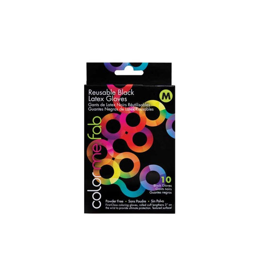 Framar  (90011) Color Me Fab Gloves Reusable  Medium  10pc