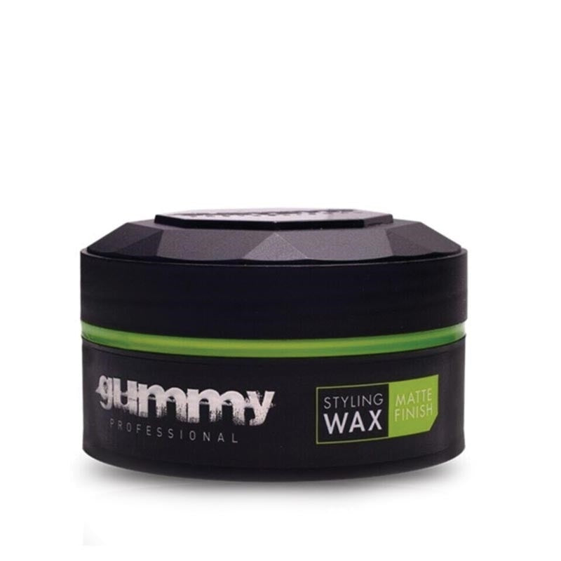 Black Gummy  Styling WAX  Matte Finish  150ml  Green