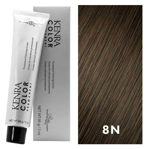 Dark Slate Gray Kenra Color Permanent 8N Blonde Natural 3oz
