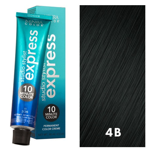 Black Kenra Studio Stylist Express 4B Medium Brown Brown 2oz