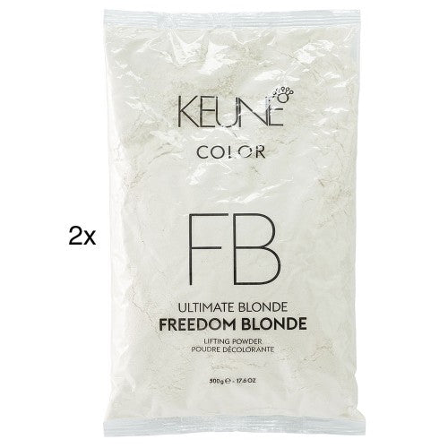 Keune Ultimate Blonde Freedom Blonde Lifting Powder Refill 500g 2pk