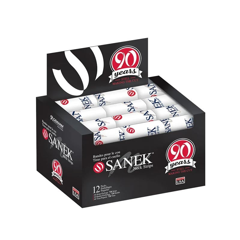 White Smoke Graham Beauty  Sanek Neck Strips  60/pack (12pack/carton)