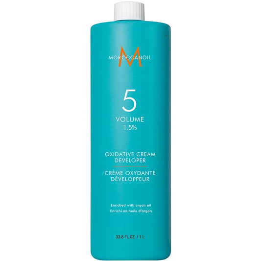 Light Sea Green Moroccanoil Oxidative Cream Developer 34oz - 15 Vol