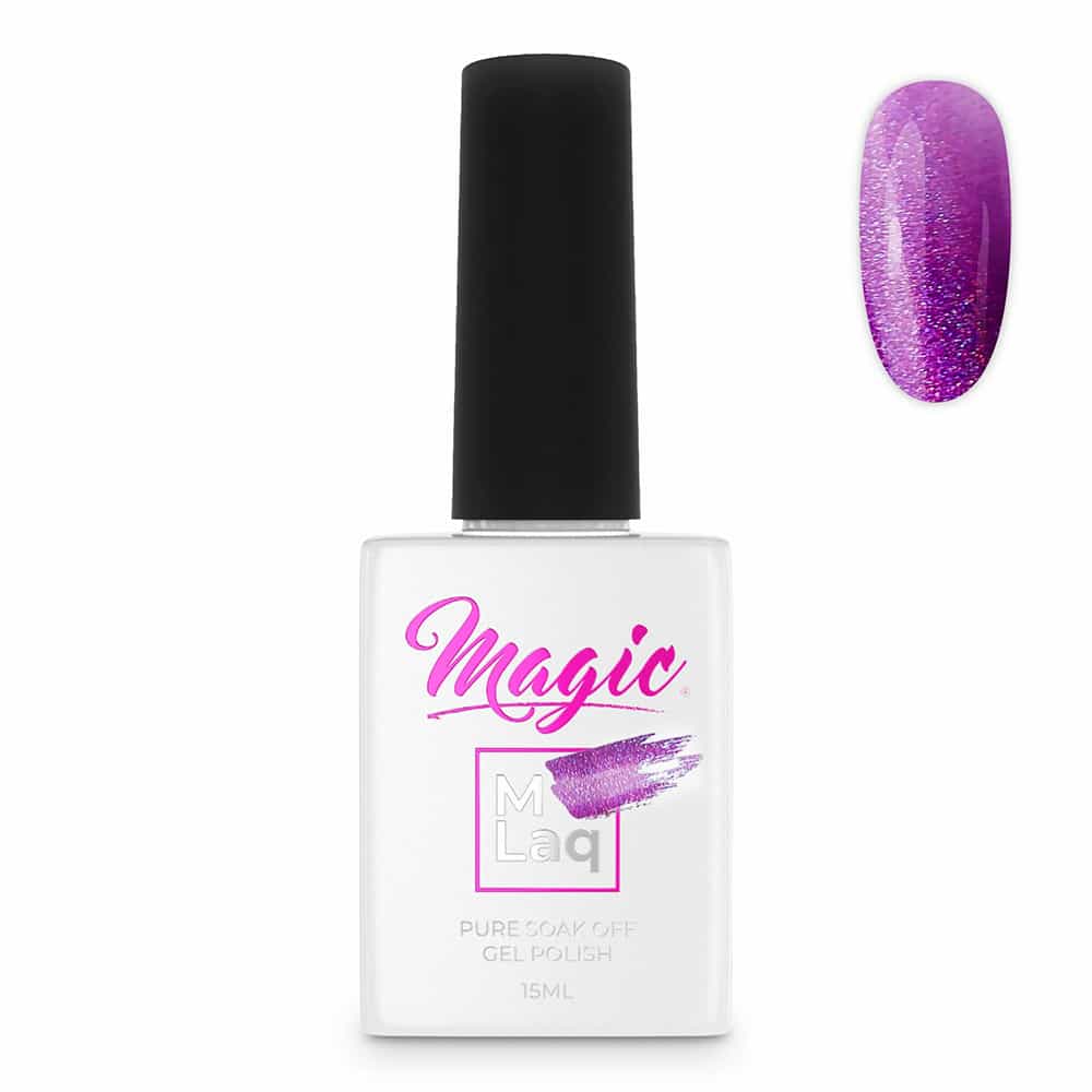 White Smoke Magic Gel Polish MLaq 15 ml - Purple Halo