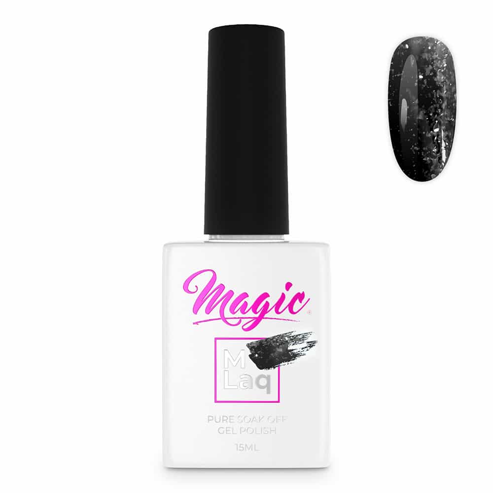Magic Gel Polish MLaq 15 ml - Black Knight