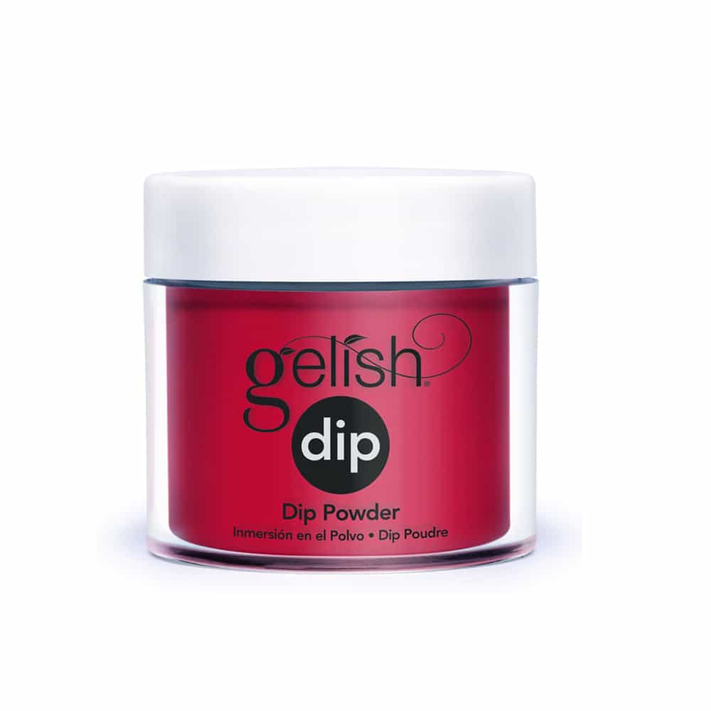 White Smoke Gelish Dip Powder 23g/0.8 oz - Classic Red Lips, 1610358