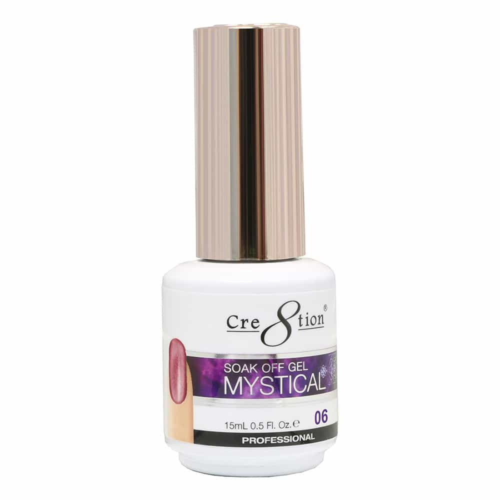 White Smoke Cre8tion Soak Off Gel Mystical 06