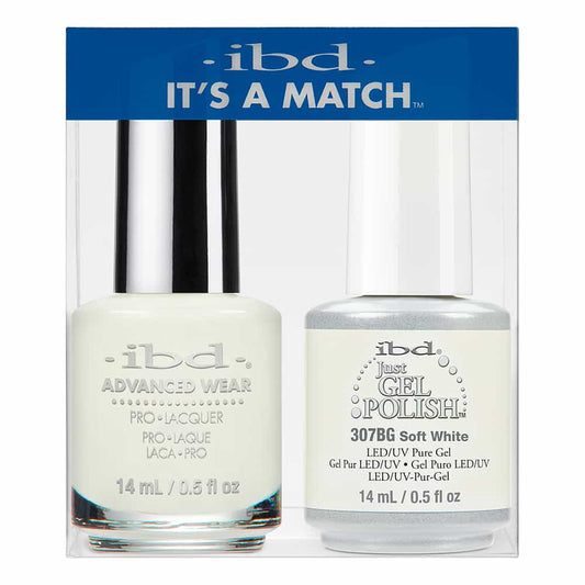 IBD Just Gel Polish It's A Match - Soft White 307BD/32921